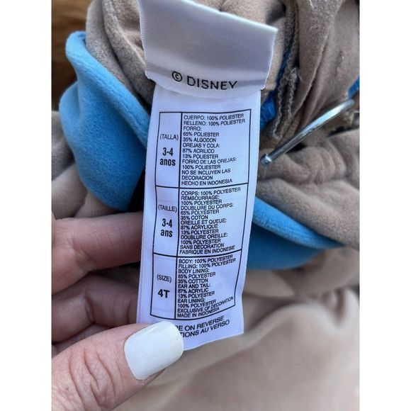 Disney catalog lady costume - size 3T - 4T - brown/white - Picture 12 of 12